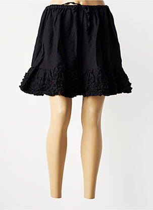 Jupe courte coupe évasée noir RHUM RAISIN femme
