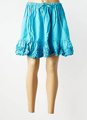Jupe courte coupe évasée bleu clair RHUM RAISIN femme