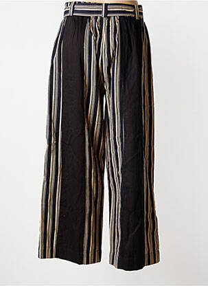 Pantalon large fermeture zip latéral taille haute noir RHUM RAISIN femme
