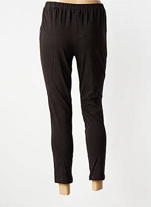 Legging broderie galons latéraux taille normale noir RHUM RAISIN femme