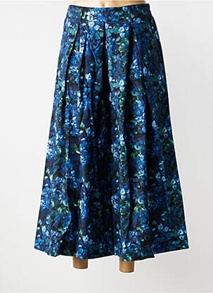 Pantacourt taille haute taille haute bleu RHUM RAISIN femme