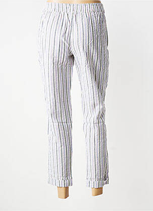 Pantalon 7/8 taille élastique taille normale bleu RHUM RAISIN femme