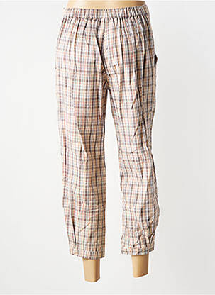 Pantalon 7/8 tissage popeline taille normale beige RHUM RAISIN femme
