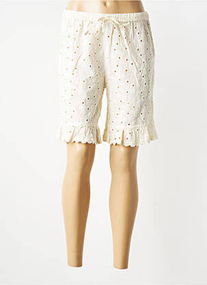Bermuda taille élastique taille normale beige RHUM RAISIN femme