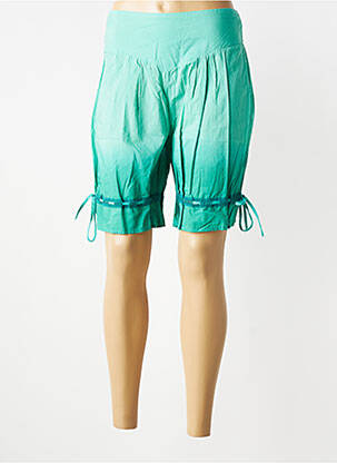 Bermuda taille élastique taille normale vert RHUM RAISIN femme