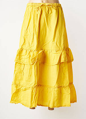 Jupe longue coupe évasée jaune RHUM RAISIN femme