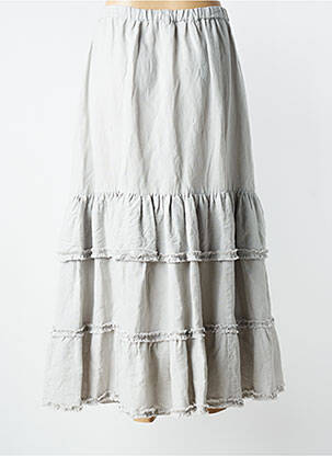 Jupe longue coupe évasée gris RHUM RAISIN femme
