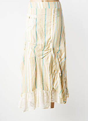Jupe longue doublure beige RHUM RAISIN femme