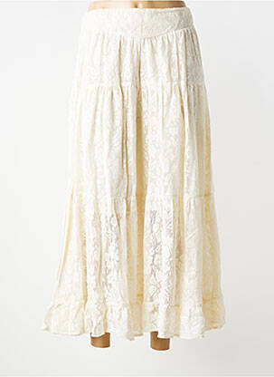 Jupe longue doublure beige RHUM RAISIN femme