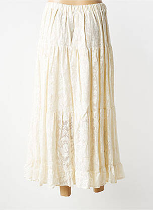 Jupe longue doublure beige RHUM RAISIN femme