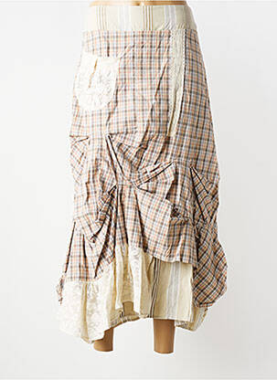 Jupe longue taille haute beige RHUM RAISIN femme