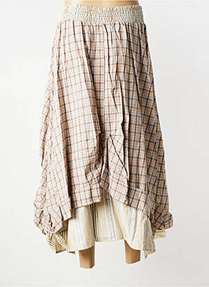 Jupe longue taille haute beige RHUM RAISIN femme