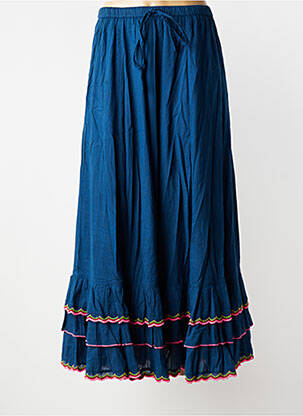 Jupe longue doublure bleu RHUM RAISIN femme