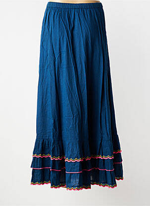 Jupe longue doublure bleu RHUM RAISIN femme