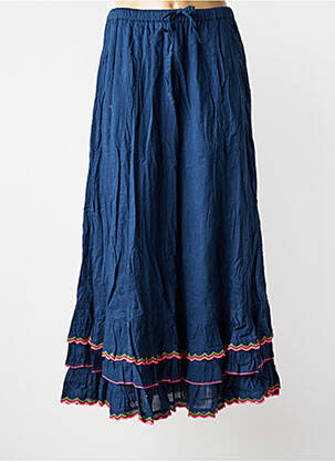 Jupe longue doublure bleu RHUM RAISIN femme