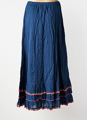 Jupe longue doublure bleu RHUM RAISIN femme