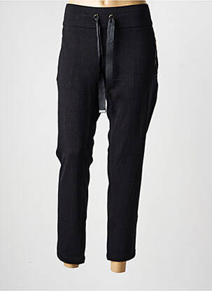 Pantalon 7/8 stretch taille normale noir PARA MI femme
