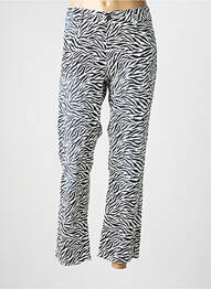 Pantalon droit stretch taille normale noir PARA MI femme