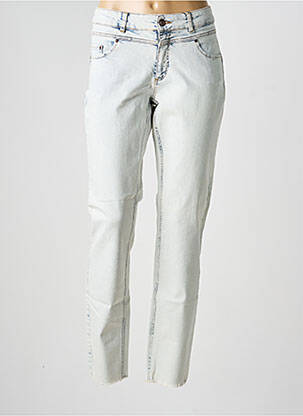 Jeans coupe droite stretch taille normale bleu OUI femme