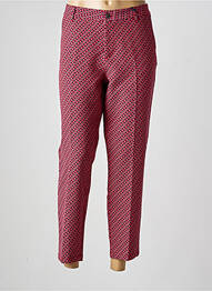 Pantalon 7/8 stretch taille normale rouge FREEMAN T.PORTER femme