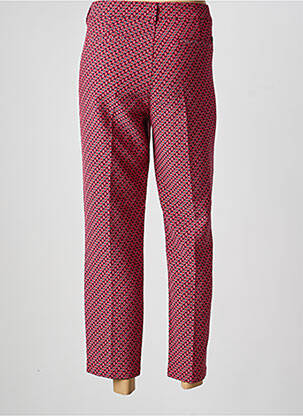 Pantalon 7/8 stretch taille normale rouge FREEMAN T.PORTER femme
