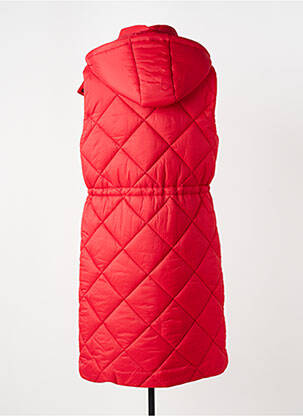 Doudoune poches a capuche rouge CREAM femme