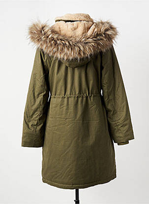 Parka finition intérieure doublée a capuche vert CREAM femme
