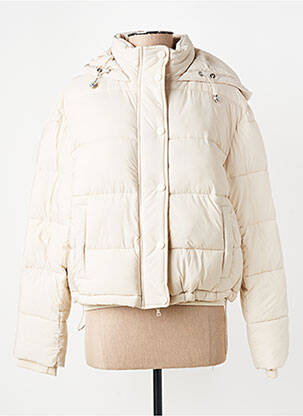Doudoune poches a capuche beige MARC AUREL femme