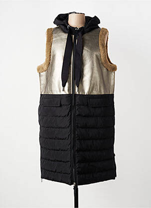 Doudoune poches a capuche noir CATNOIR femme