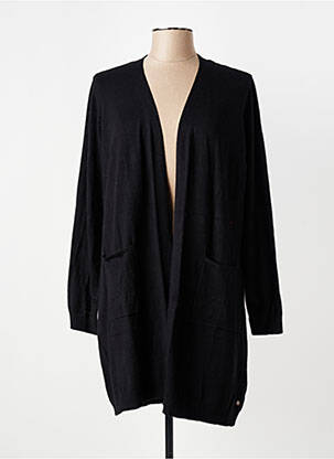 Gilet manches longues stretch noir CREAM femme