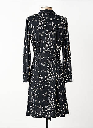 Robe courte manches longues manches longues noir K-DESIGN femme