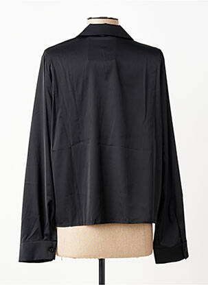Chemisier manches longues manches longues noir K-DESIGN femme