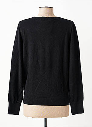 Pull stretch manches longues noir K-DESIGN femme