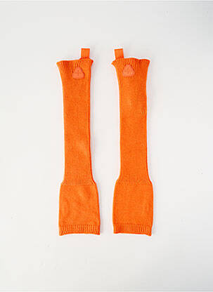 Mitaines stretch orange GERTRUDE + GASTON femme