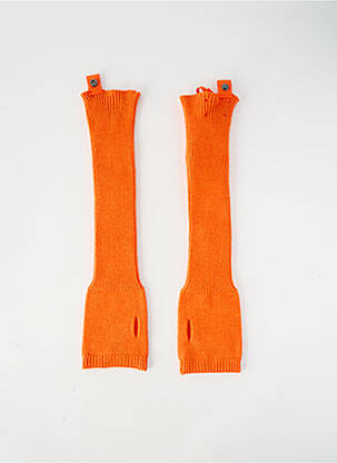 Mitaines stretch orange GERTRUDE + GASTON femme