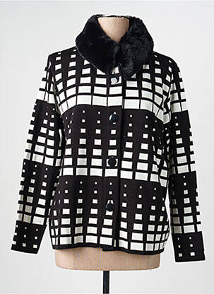 Gilet manches longues coupe cintrée noir GREGORY PAT femme