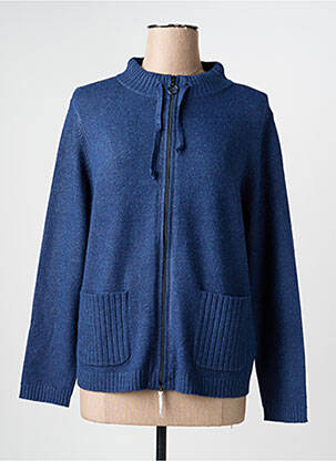 Gilet manches longues stretch bleu OLSEN femme