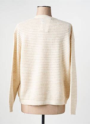 Gilet manches longues stretch beige OLSEN femme