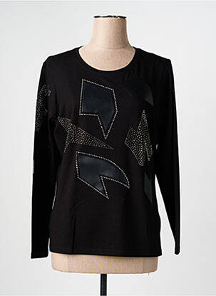 T-shirt manches longues manches longues noir GREGORY PAT femme