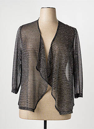 Gilet manches longues manches 3/4 argent GREGORY PAT femme