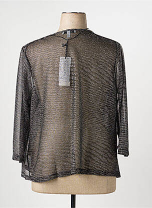 Gilet manches longues manches 3/4 argent GREGORY PAT femme