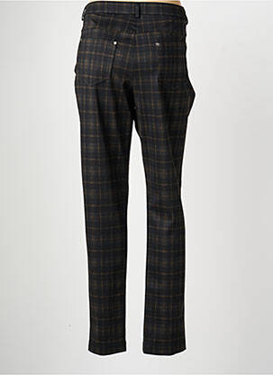 Pantalon slim tissage popeline taille normale noir GUY DUBOUIS femme