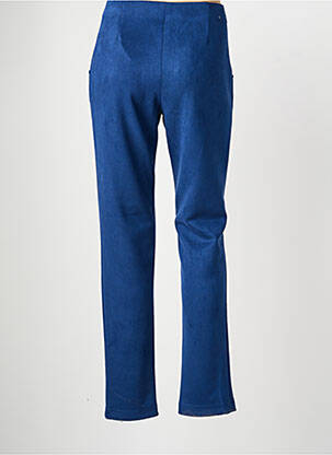 Pantalon slim taille élastique taille normale bleu GUY DUBOUIS femme