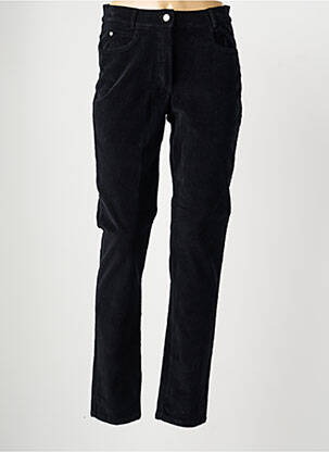 Pantalon slim taille élastique taille normale noir FRANCE RIVOIRE femme