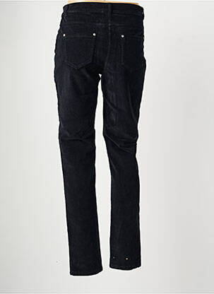 Pantalon slim taille élastique taille normale noir FRANCE RIVOIRE femme