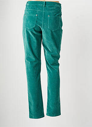 Pantalon slim taille élastique taille normale vert FRANCE RIVOIRE femme