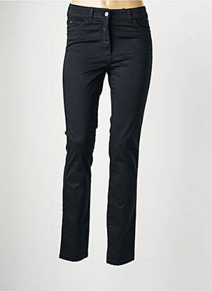 Pantalon slim tissage popeline taille normale noir OLSEN femme
