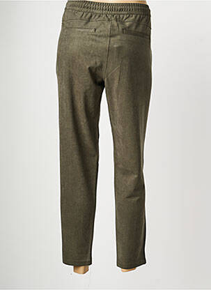 Pantalon chino taille normale taille normale vert OLSEN femme