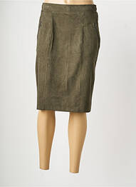 Jupe mi-longue stretch vert OLSEN femme
