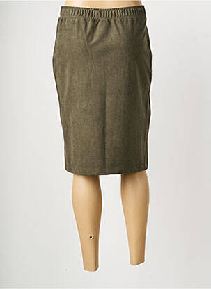 Jupe mi-longue stretch vert OLSEN femme